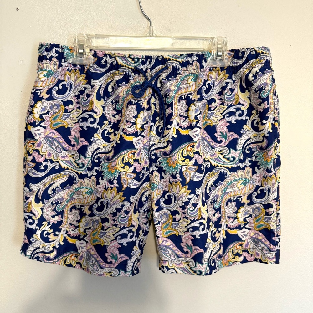 CON.STRUCT Paisley Swim Trunks Men’s Sz XL Mesh Lined 6.5" inseam